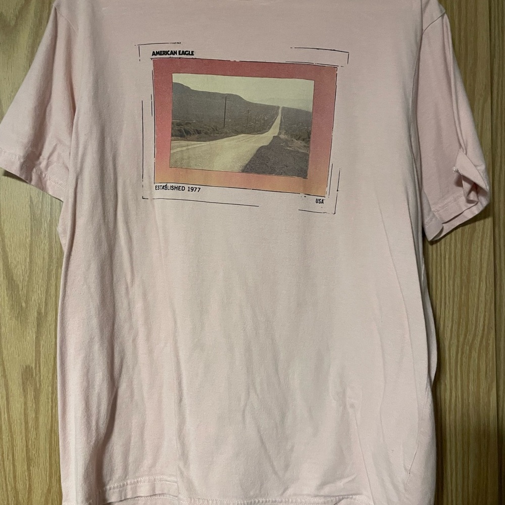 American Eagle Soft Pink Tee